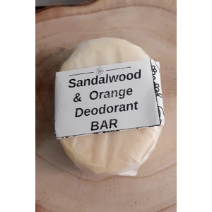Deodorant Bar with Sandalwood & Orange