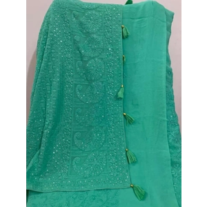 Lucknow  chikankari georgette