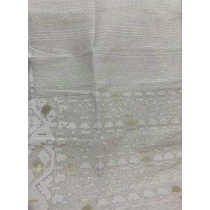 Half silk jamdani
