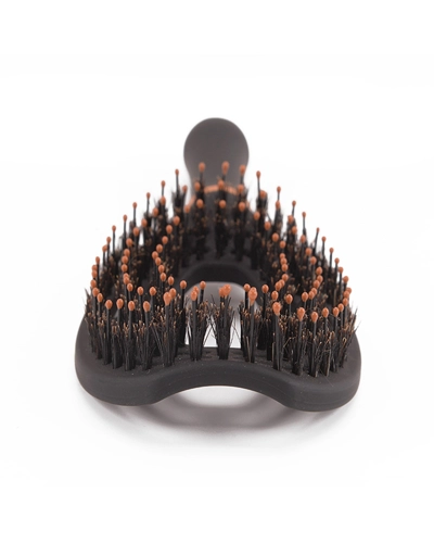 Flair Brush Boar Bristle Nylon Pin Detangling Curved Vent Hair Brush Soft Touch Flair Brush Boar Bristle Nylon Pin Detangling Curved Vent Hair Brush Soft Touch