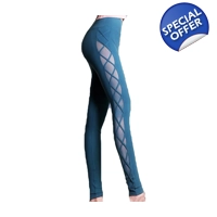 Cross Lace Leggings - Green *Not ..