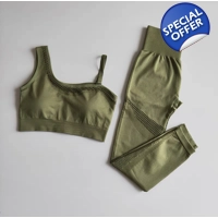 Apollo Athleisure Set - Dark Green