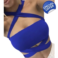 Hermes Strap Top - Blue