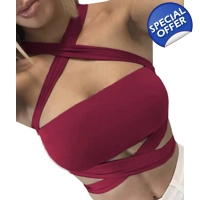 Hermes Strap Top - Red