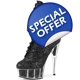 Ankle Boots - Black Glitter