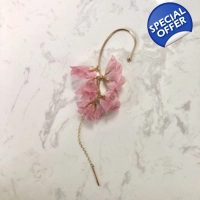 Ear Accessory - Pink Iris Floral