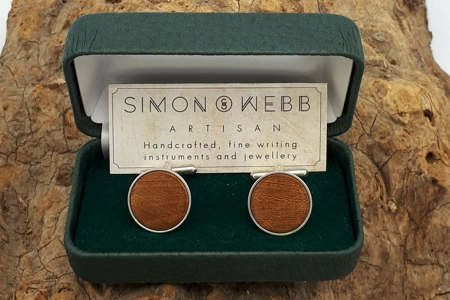 Sterling silver cufflinks in St Pauls Cathedral Elm