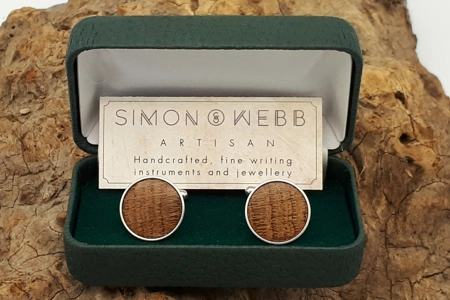 Sterling silver cufflinks in..