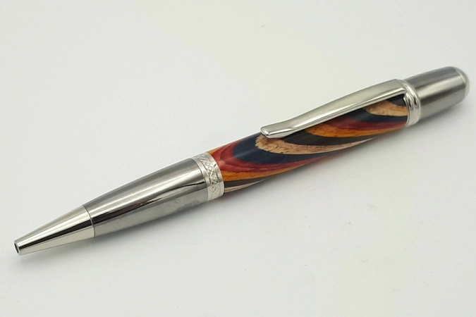SB1 ballpoint in rainbow wood SB1 ballpoint in rainbow wood
