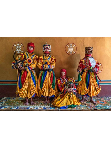 Tshechu Dancers