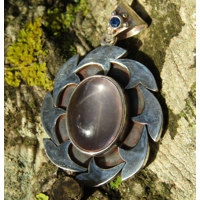 Star Rose Quartz Amulet