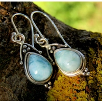Larimar Earrings