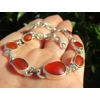 Carnelian Chained Brace..