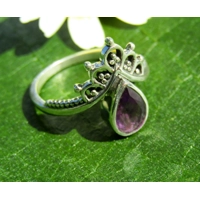 Amethyst Tiara Ring