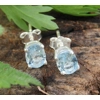 Aquamarine Studs