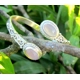 Rose Quartz double stoned Bangle