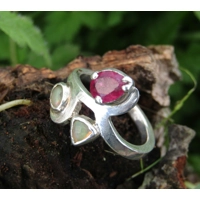 Opal/Tourmaline Ring