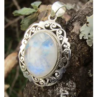Rainbow Moonstone Pendant