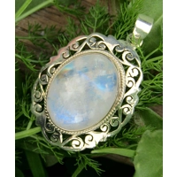 Rainbow Moonstone Pendant