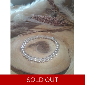Clear Quartz Crystal Bracelet