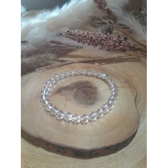 Clear Quartz Crystal Bracelet