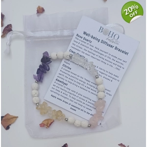 Crystal Diffuser Bracelets
