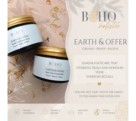 Earth & Offer Mineral Scrub - For Hands & Feet