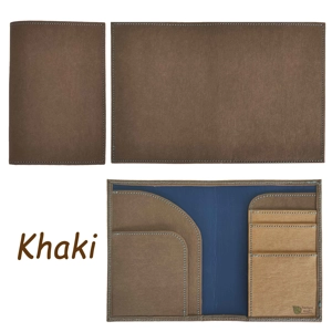 Nature Kraft - Passport Holder / Cover with Big Pocket for Boarding Pass - Classic Colours