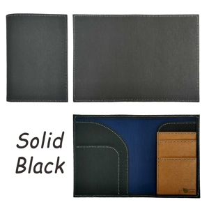 Nature Kraft - Passport Holder / Cover with Big Pocket for Boarding Pass - Classic Colours