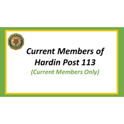 Current Hardin Post113 Legion Members