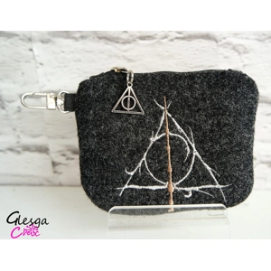 Harris Tweed Harry Potter Deathly Hallows Coin Purse