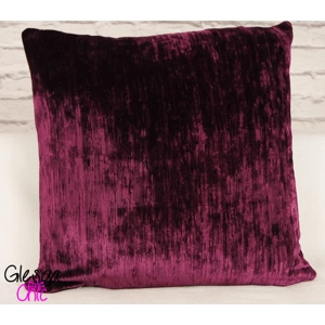 Sanderson Icaria Velvet Blackcurrant Purple 40x40cm