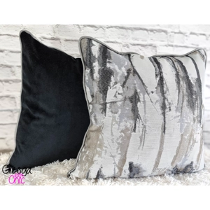 Cushion Cover Harlequin Takara Black Earth Pumice Piped 43x43cm