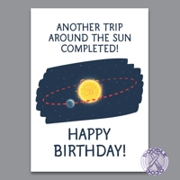 Another Trip Around The Sun - Birthday Card