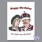 Chu-Chi Face Birthday Card