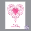 Filigree Heart Mother's Day Card