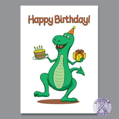 Monstrous Birthday Card