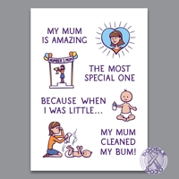 My Mum is Amazing - Mother's Day Card