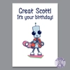 Ned to the Future - Birthday Card