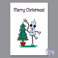 Ned's Christmas Tree - Christmas Card