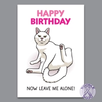 Happy Birthday - Now Leave Me Alone - Birthday Card