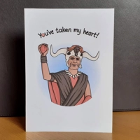 You've Taken My Heart - Indiana Jones Card