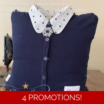 Shirt & Jumper (two garments) Keepsake Cushion