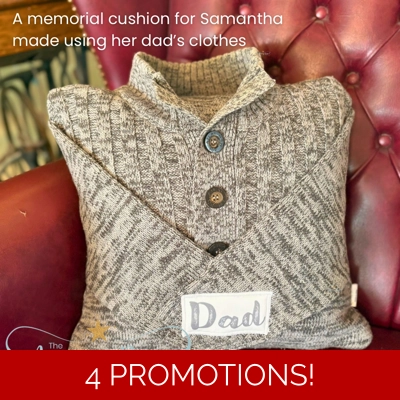 Jumper (single garment) Keepsake Cushion