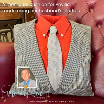 Shirt and tie cushion