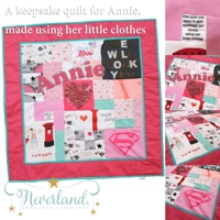 Keepsake quilt