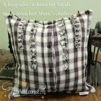Shirt keepsake cushion