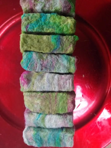 Felted Soap (random colours)