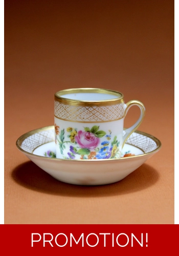 Dagoty Miniature Cup and Saucer