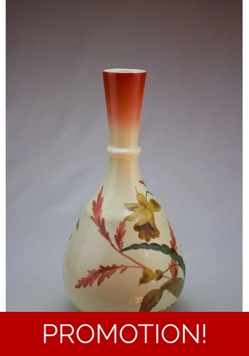 Vase with Hand Painted Daffodils